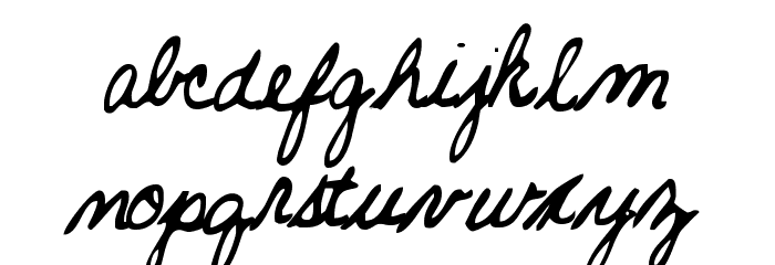 SF-Barbara Font LOWERCASE