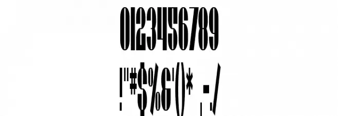 SF Baroquesque Condensed Font OTHER CHARS