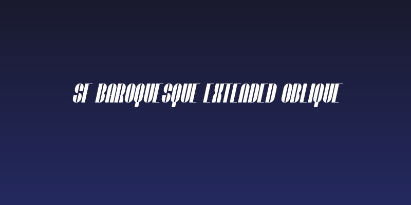 SF Baroquesque Extended Oblique Social Header