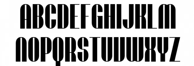 SF Baroquesque Extended Font Litere mari