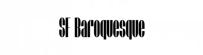 SF Baroquesque  フリーフォントのダウンロード