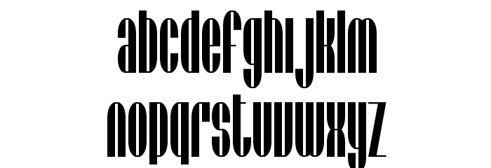 SF Baroquesque Font LOWERCASE