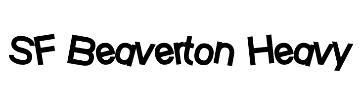 SF Beaverton Heavy Font
