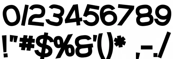SF Beaverton Heavy Font OTHER CHARS