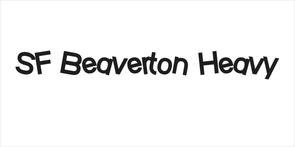 SF Beaverton Heavy Logo