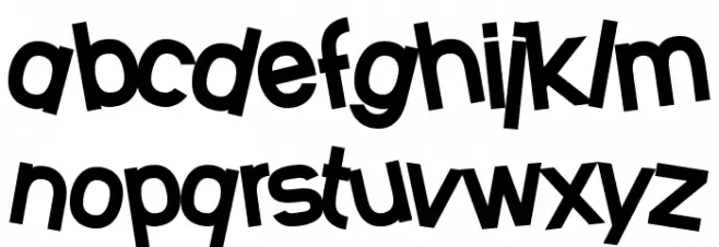 SF Beaverton Heavy Font LOWERCASE