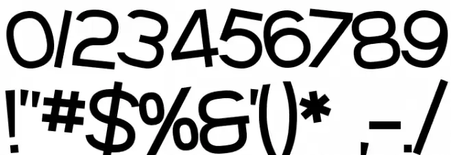 SF Beaverton Medium Font OTHER CHARS