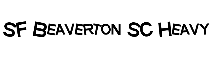SF Beaverton SC Heavy Font
