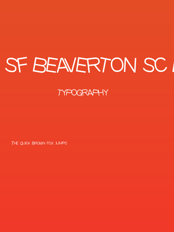 SF Beaverton SC Light Poster