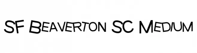 SF Beaverton SC Medium  font caratteri gratis