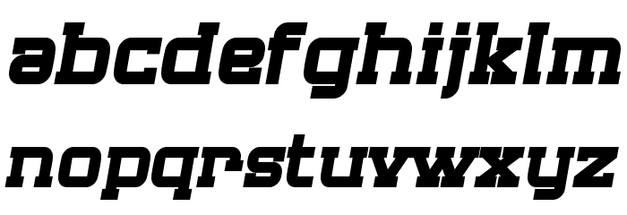 SF Big Whiskey Bold Font LOWERCASE