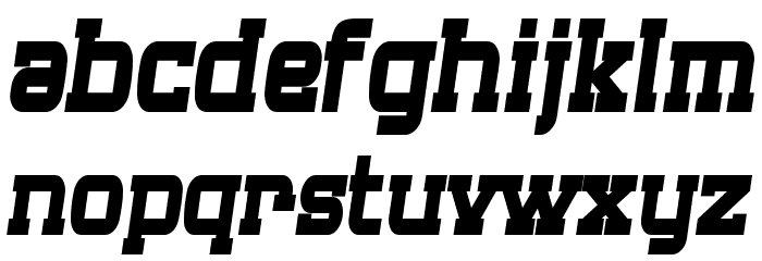 SF Big Whiskey Condensed Bold Font LOWERCASE
