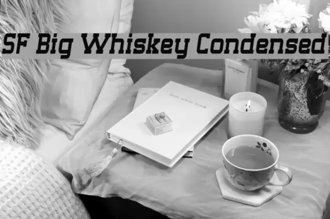 SF Big Whiskey Condensed Font examples