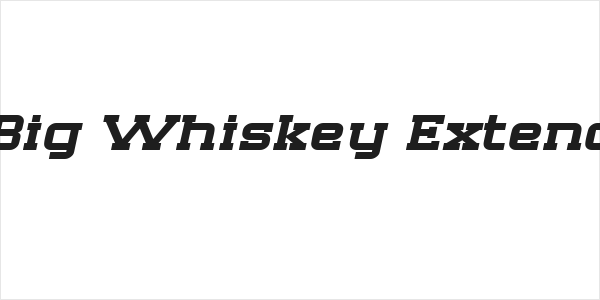 SF Big Whiskey Extended Logo