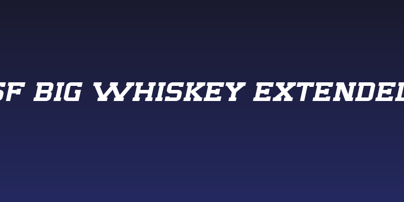 SF Big Whiskey Extended Social Header
