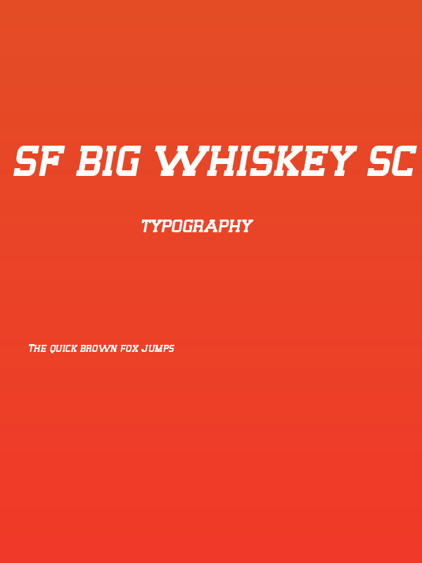 SF Big Whiskey SC Poster