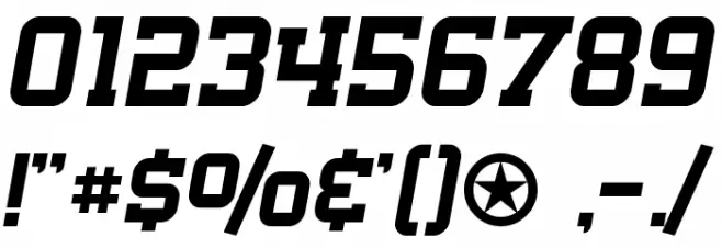 SF Big Whiskey Font OTHER CHARS