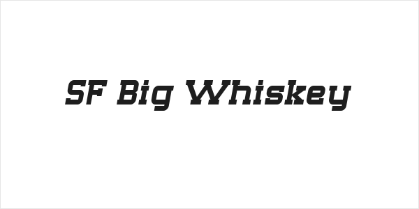 SF Big Whiskey Logo