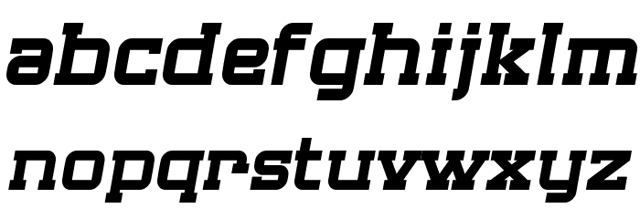 SF Big Whiskey Font LOWERCASE