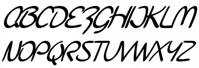 SF Burlington Script Bold Italic Fuentes MAYÚSCULAS