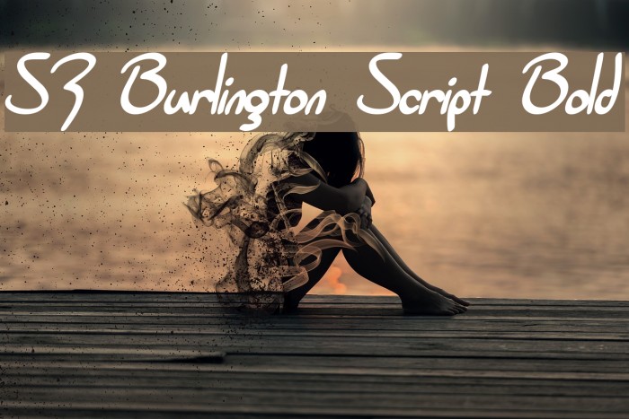 SF Burlington Script Bold Font examples