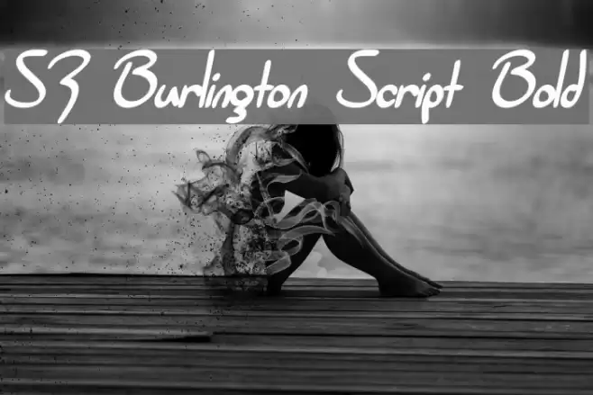 SF Burlington Script Bold Font examples