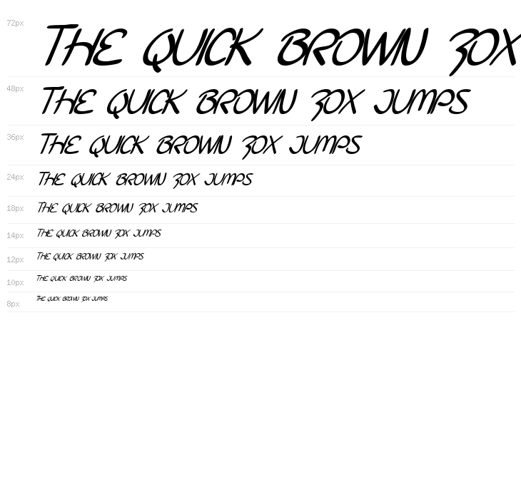 SF Burlington Script SC Bold Italic Waterfall