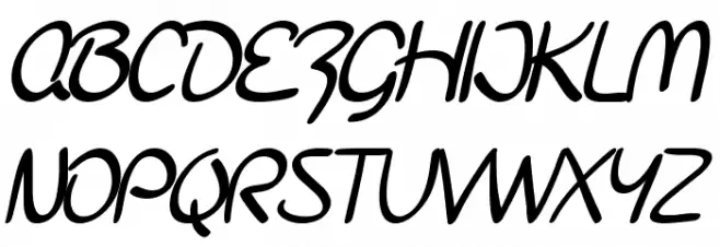 SF Burlington Script SC Bold Font Litere mari