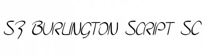 SF Burlington Script SC  baixar fontes gratis