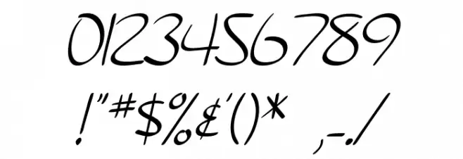 SF Burlington Script SC Font OTHER CHARS