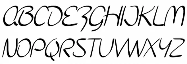 SF Burlington Script SC Font UPPERCASE