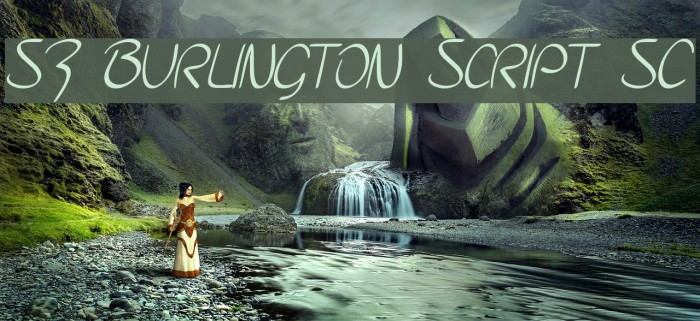 SF Burlington Script SC Font examples