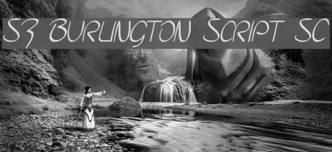 SF Burlington Script SC Font examples