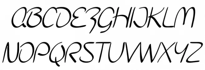 SF Burlington Script SC Font LOWERCASE