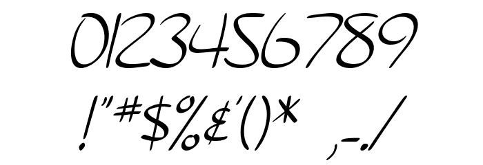 SF Burlington Script Font OTHER CHARS