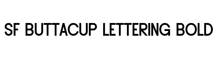 SF Buttacup Lettering Bold  Free Fonts Download