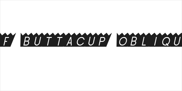 SF Buttacup Oblique Logo
