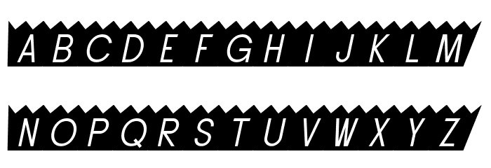 SF Buttacup Oblique Font LOWERCASE