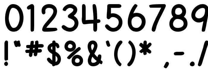 SF Cartoonist Hand Bold Font OTHER CHARS