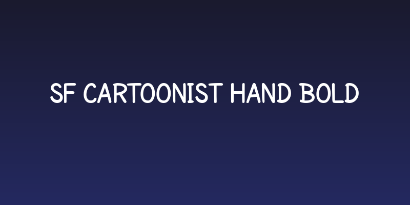 SF Cartoonist Hand Bold Social Header