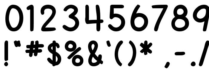 SF Cartoonist Hand SC Bold Font OTHER CHARS