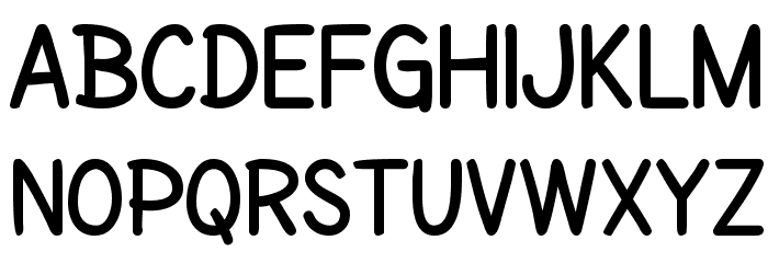 SF Cartoonist Hand SC Bold Font LOWERCASE