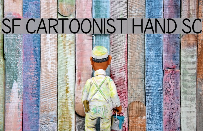 SF Cartoonist Hand SC Font examples