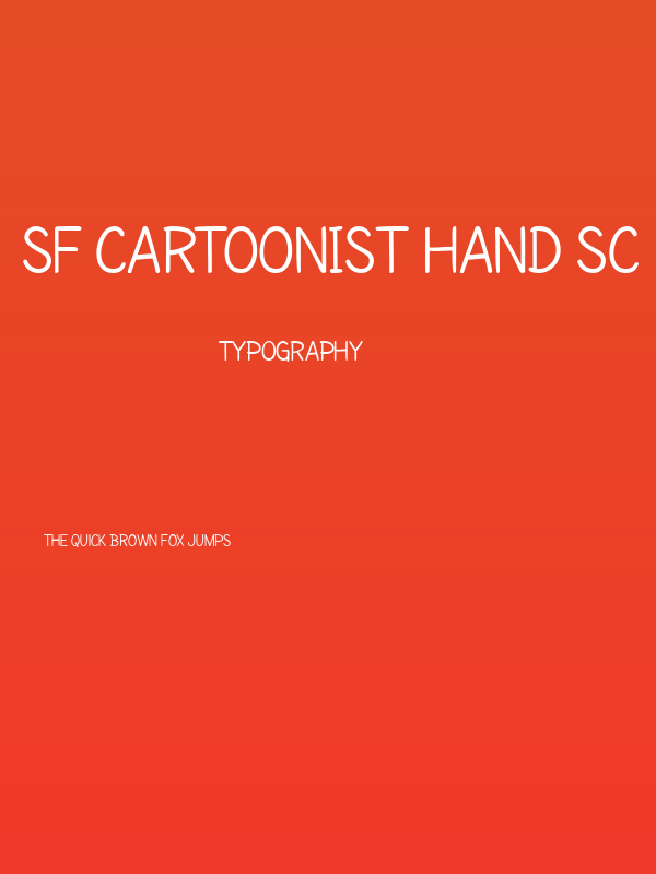 SF Cartoonist Hand SC Poster