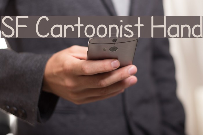 SF Cartoonist Hand Font examples
