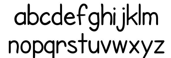 SF Cartoonist Hand Font LOWERCASE
