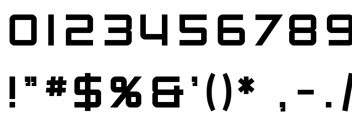 SF Chaerilidae Bold Font Alte caractere