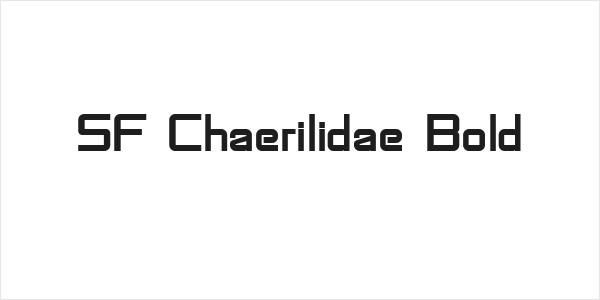 SF Chaerilidae Bold Logo