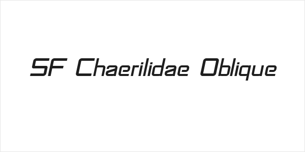 SF Chaerilidae Oblique Logo