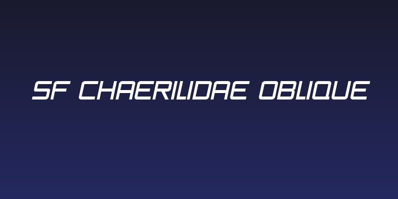 SF Chaerilidae Oblique Social Header